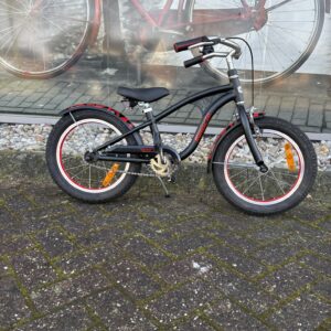 Volare Miracle Cruiser Kinderfiets - Jongens - 18 inch - Mat Zwart - Prime